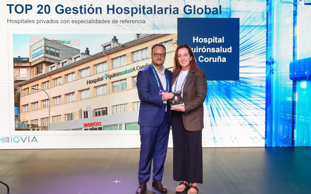 El Hospital Quirónsalud A Coruña galardonado como uno de los mejores centros en la categoría de Gestión Hospitalaria Global