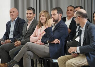 Antonio Fernández-Campa, Daniel Blanco Hortal, Cristina Caramés, Iván Sanz Falqué (adjunto a la gerencia de Quirónsalud A Coruña