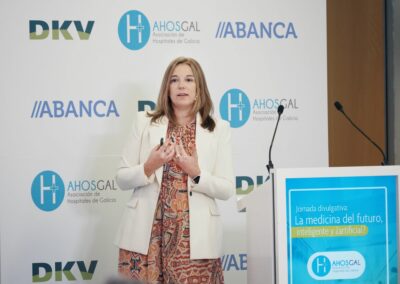 Momento de la intervención de Carmen Ezquerra, responsable de Desarrollo de Salud Digital de DKV