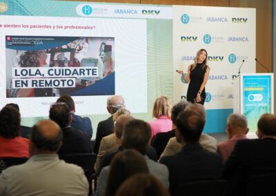 Momento de la intervención Pepa Soriano, directora corporativa de Ribera Salud