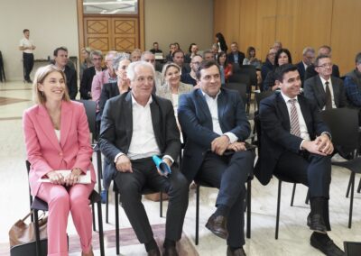 Natalia Lobato, José Ignacio Vidal, Pedro Rico y Herminio Santos