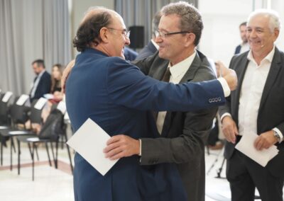 Jesús Reboredo (director de médico territorial de DKV Seguros en Galicia) con Manuel López-Pardo