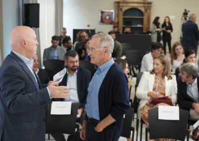 Antonio Fernández-Campa García-Bernardo (gerente de ACIS) con el profesor Ángel Carracedo.